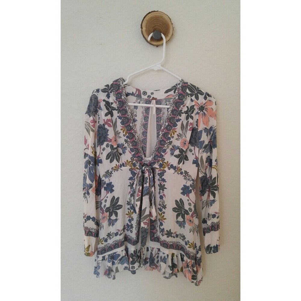Free People floral top